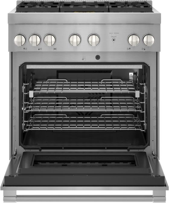 Gas Professional Range 30'' Pro Harmony® Standard Depth Stainless Steel PRG305WH PRG305WH-6