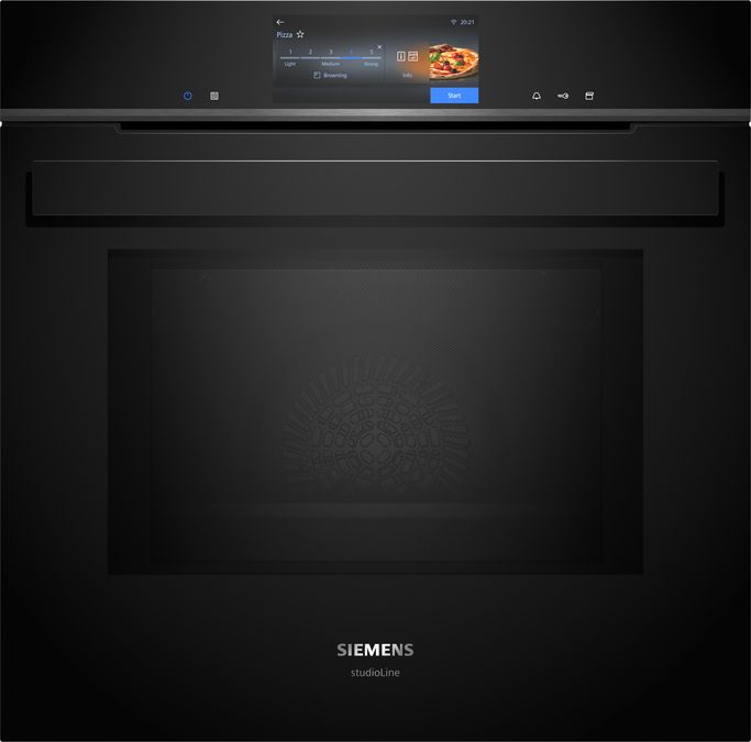 iQ700 built-in oven with steam- and microwave function 60 x 60 cm Black HN978GQB1 HN978GQB1-1