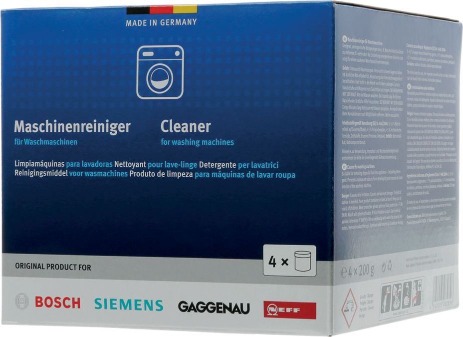 PACK ECO 3 + 1 GRATUIT - Nettoyant pour lave-linge Made in Germany 00311928 00311928-3