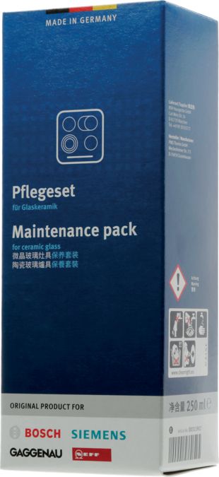 Ceramic glass care Maintenance Pack for ceramic and induction hobs Sucessor of 00311502 00311902 00311902-4