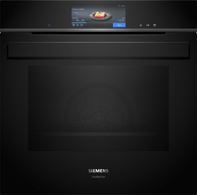iQ700 Built-in oven with steam function 60 x 60 cm Black HS958GCB1 HS958GCB1-1