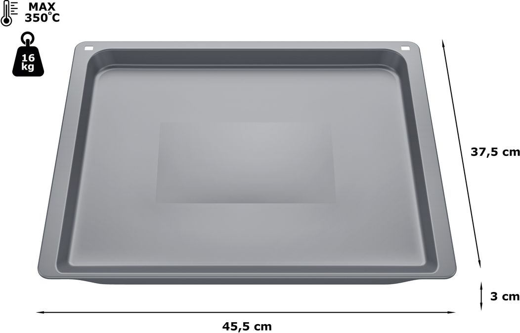 baking tray 30 x 455 x 375 mm dishwasher suitable Z11CB10E0 Z11CB10E0-2