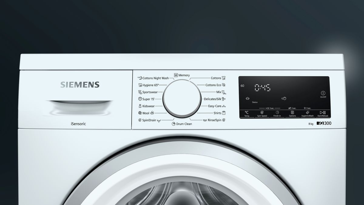 iQ300 washing machine, Slimline 8 kg 1400 rpm WS14S468HK WS14S468HK-2