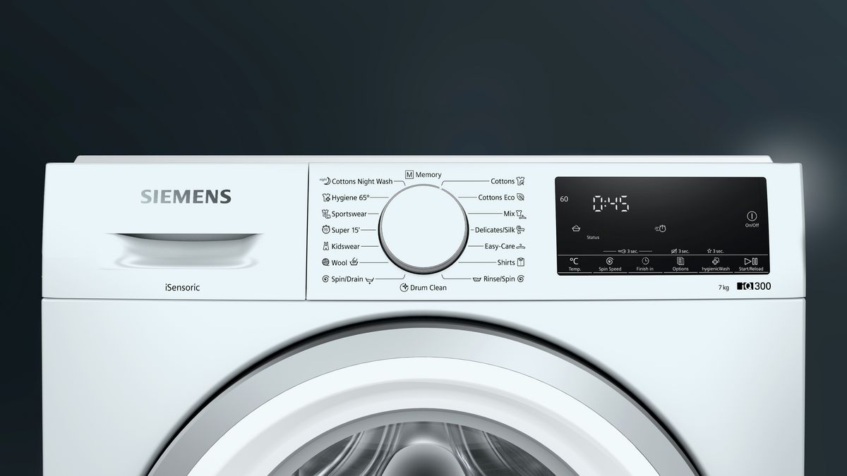 iQ300 纖巧型洗衣機 7 kg 1400 轉/分鐘 WS14S4B7HK WS14S4B7HK-2