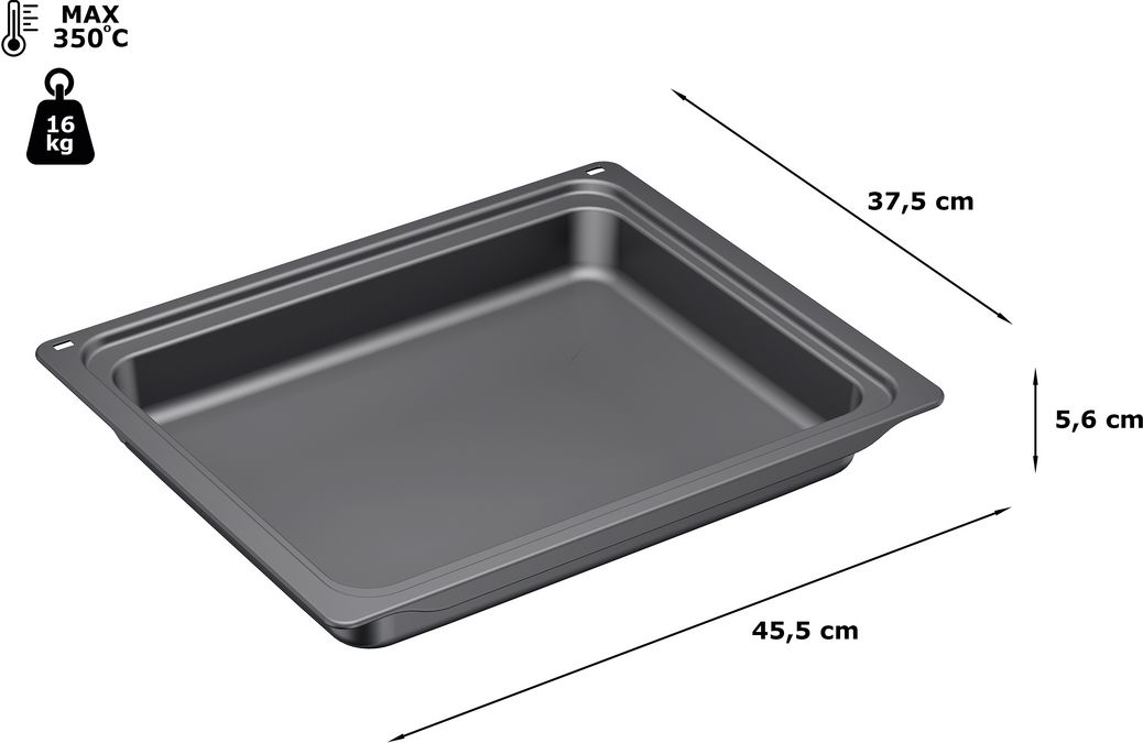 Professional pan anthracite enameled 17002735 17002735-3