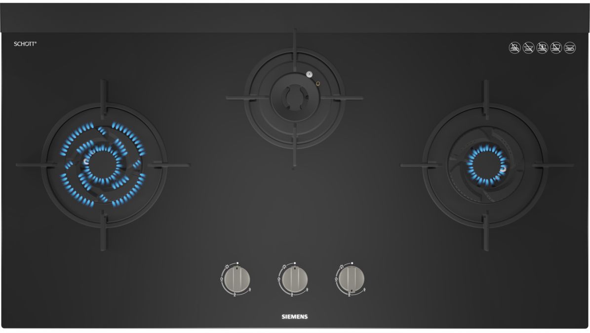 Siemens gas on on sale glass hob