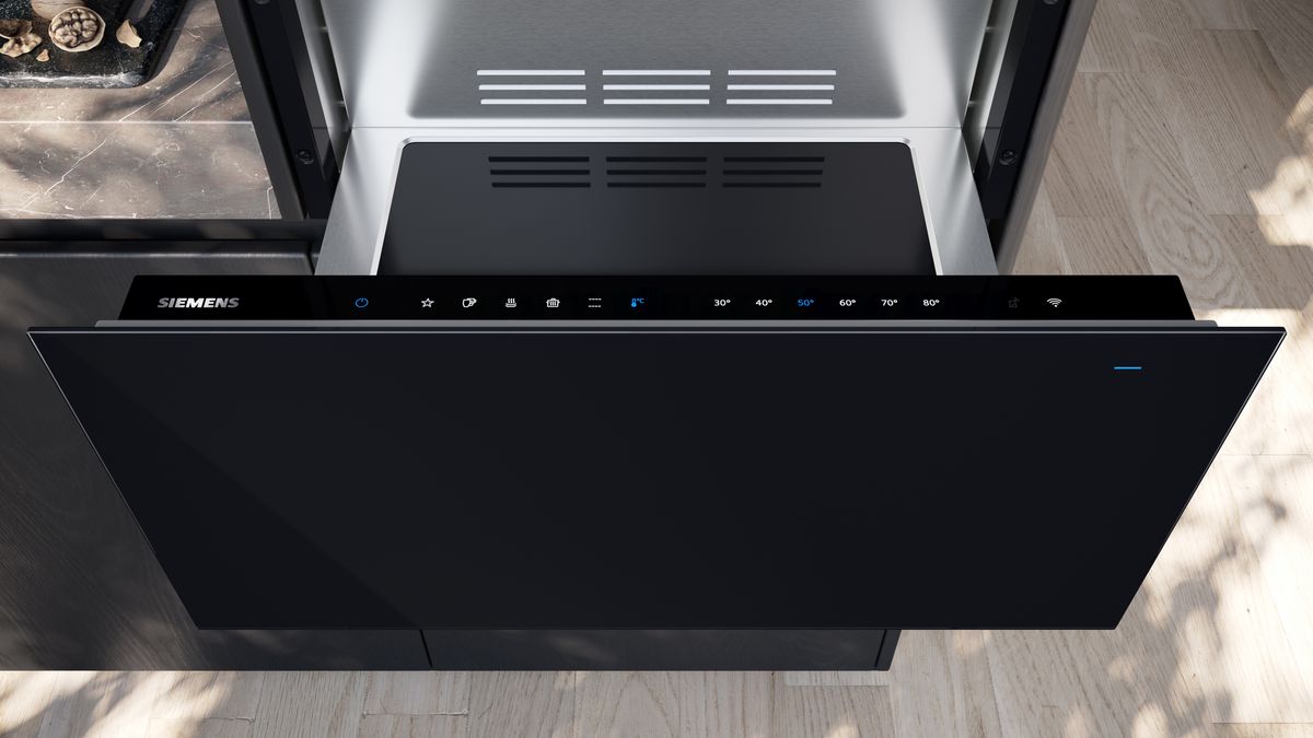 iQ700 暖碟櫃 60 x 29 cm 黑色 BI710D1B1B BI710D1B1B-3