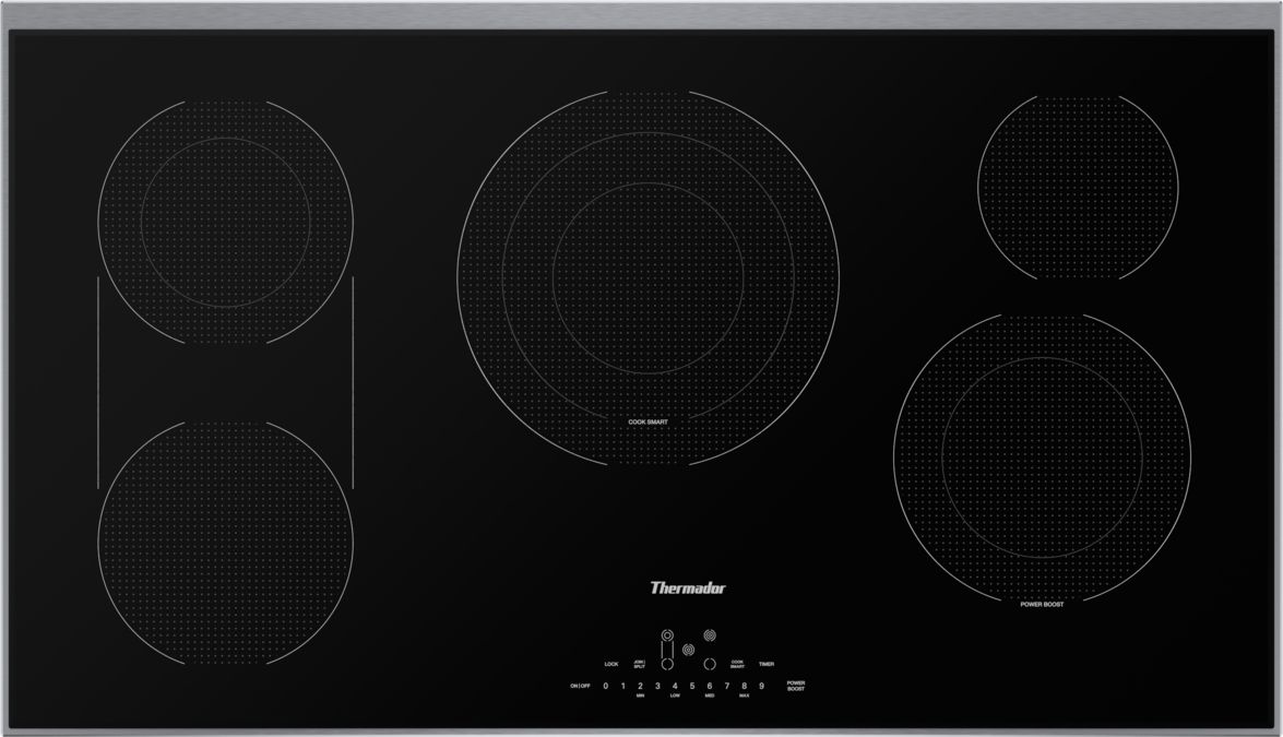 Touch Control Electric Cooktop 36'' Black, surface mount with frame CET366YB CET366YB-1