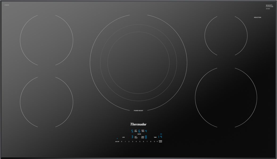 Heritage® Induction Cooktop 36'' Black, Without Frame CIT365YB CIT365YB-1