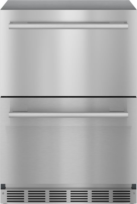 Freedom® Under Counter Double Drawer Refrigerator 24'' Masterpiece® Stainless Steel T24UR915DS T24UR915DS-1