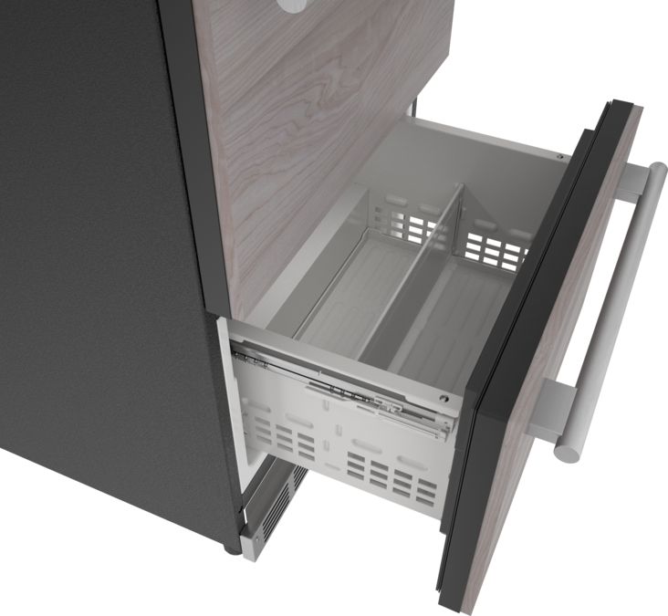 Freedom® Under Counter Double Drawer Refrigerator 24'' Panel Ready T24UR905DP T24UR905DP-2