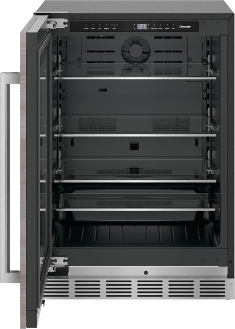 Freedom® Under Counter Refrigerator with Glass Door  24'' Panel Ready, Left Hinge T24UR905LP T24UR905LP-2