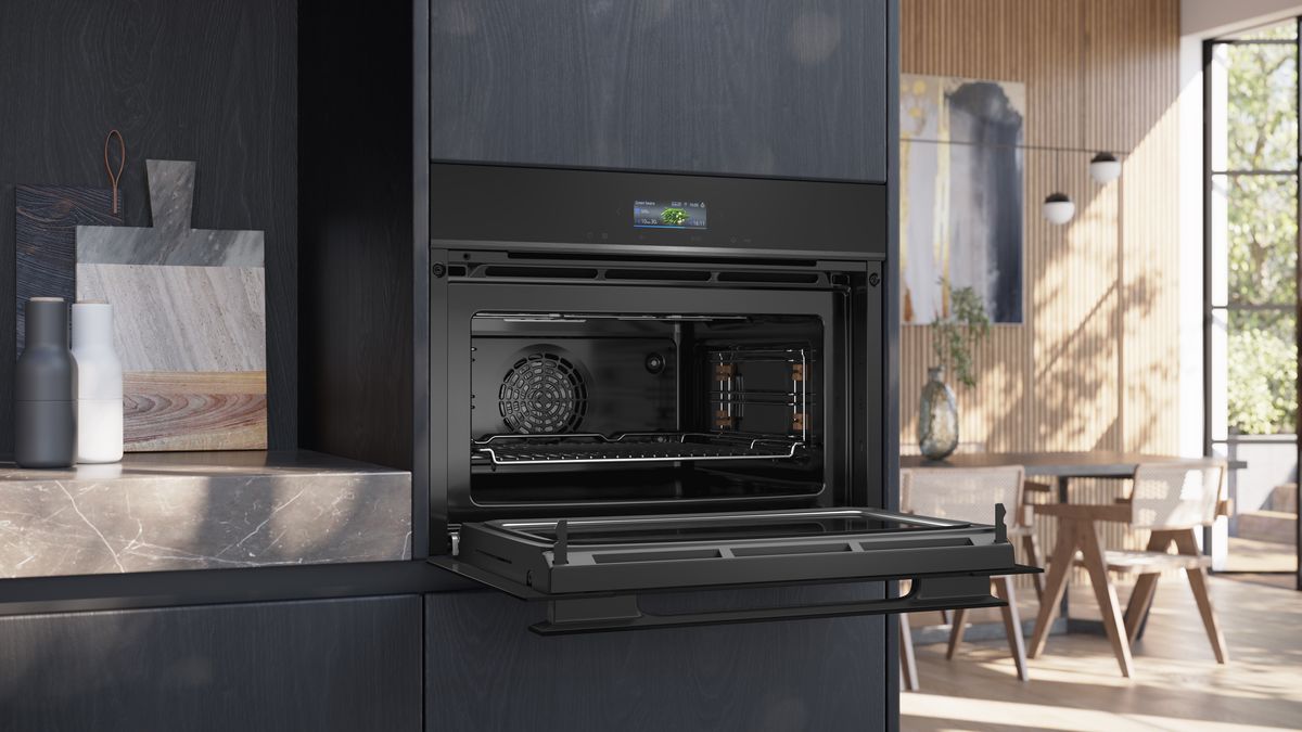 iQ700 Compacte oven met magnetron 60 x 45 cm Zwart CM924G1B1 CM924G1B1-4