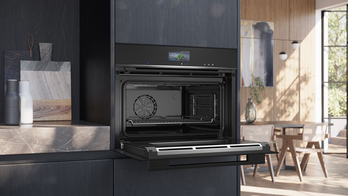 iQ700 Compacte oven met volwaardige stoom 60 x 45 cm Zwart CS736G1B2 CS736G1B2-4