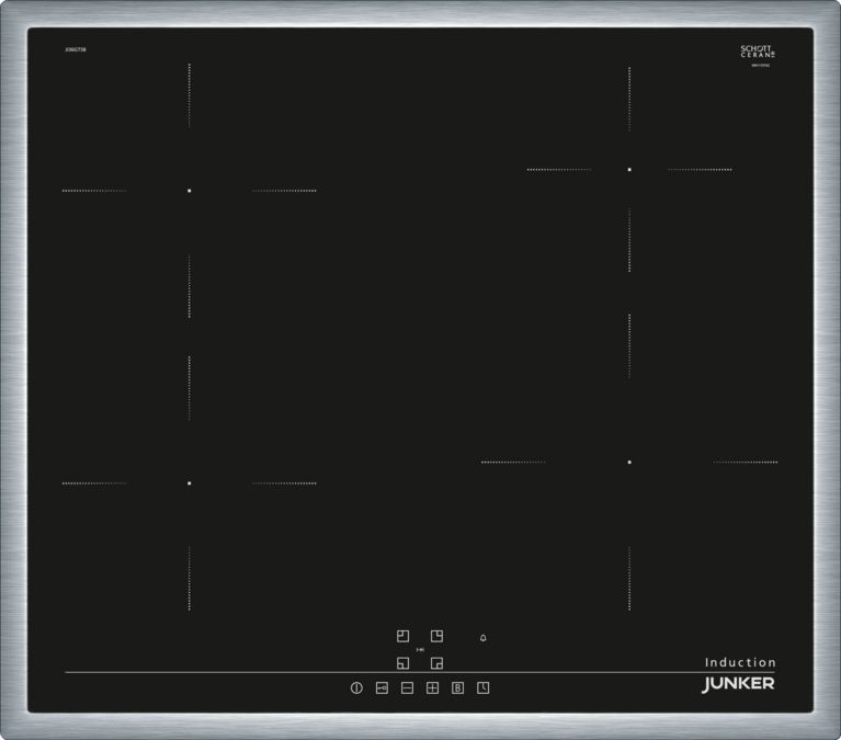 Induction hob 60 cm Black, surface mount with frame JI36GT58 JI36GT58-1