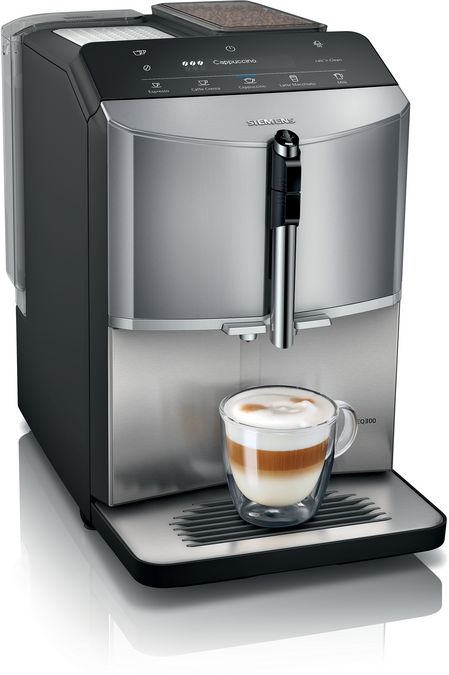 Helautomatisk kaffemaskin EQ300 Diamant titan metallic, Rostfritt stål TF305E04 TF305E04-1