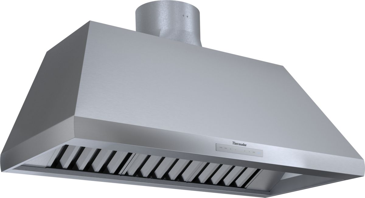 Professional wall-mounted cooker hood, pyramid design 48'' Acier inox HPCN48WS HPCN48WS-1
