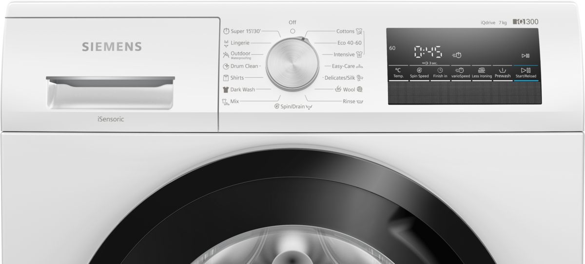 iQ300 washing machine, front loader 7 kg 1400 rpm WM14N270HK WM14N270HK-3