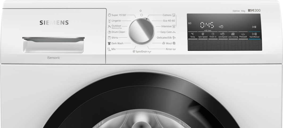 iQ300 washing machine, front loader 8 kg 1400 rpm WM14N280HK WM14N280HK-3