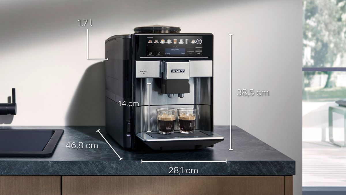 Espresso volautomaat EQ6 plus s500 Morning haze TE655203RW TE655203RW-6