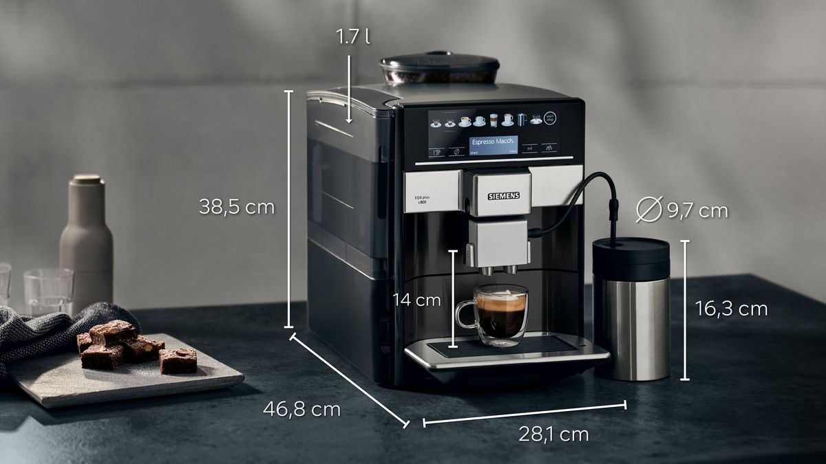 Espresso volautomaat EQ6 plus s800 Zwart TE658209RW TE658209RW-11