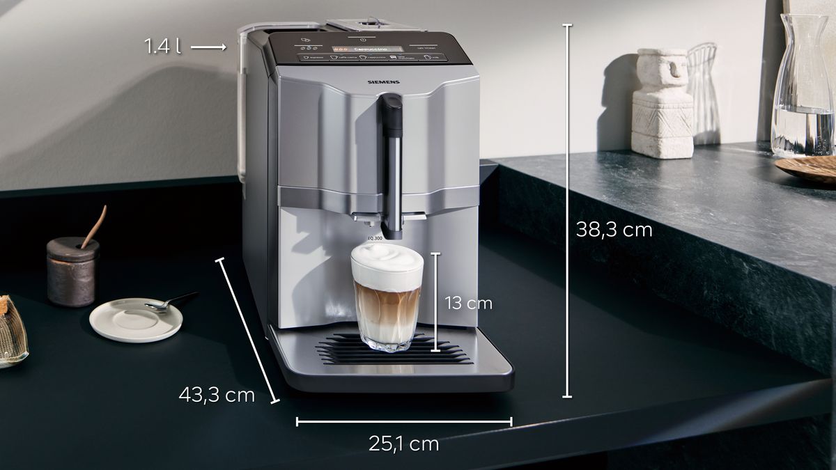 Полностью автоматическая кофемашина EQ.300 Черный TI351209RW TI351209RW-4