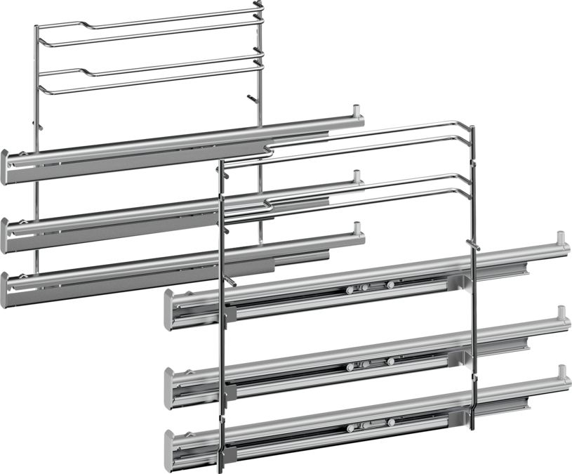 Vollauszug 3-fach Paar (links und rechts), nicht für Pyrolyse geeignet, für 60cm Geräte, Max. 15 kg 17006335 17006335-1