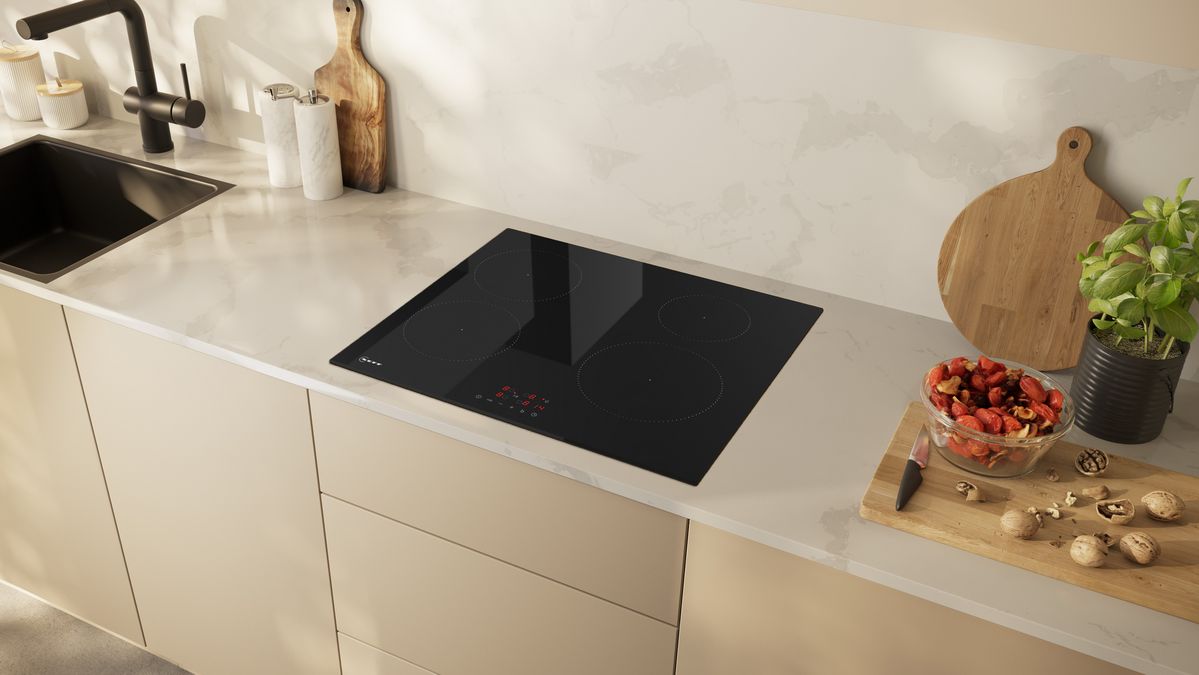 NEFF T36FBE1L0 Piano Ad Induzione In Vetroceramica 4 Zone Tradizionali Con  Comandi Touch - 60 Cm