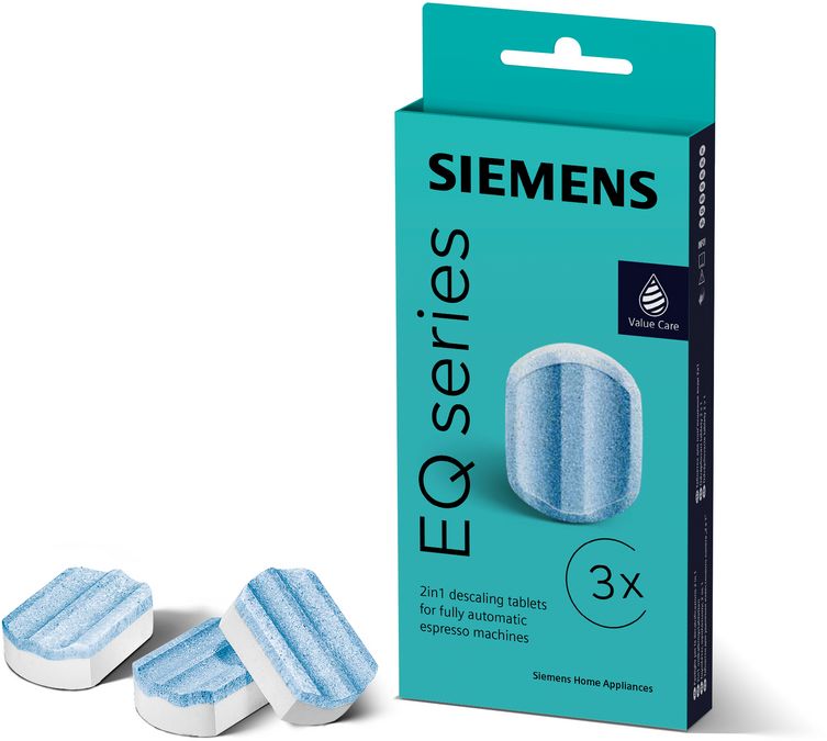 Descaling tablets Descaling tablets for fully automatic coffee machines Siemens A, 3 x 36g 00312094 00312094-2
