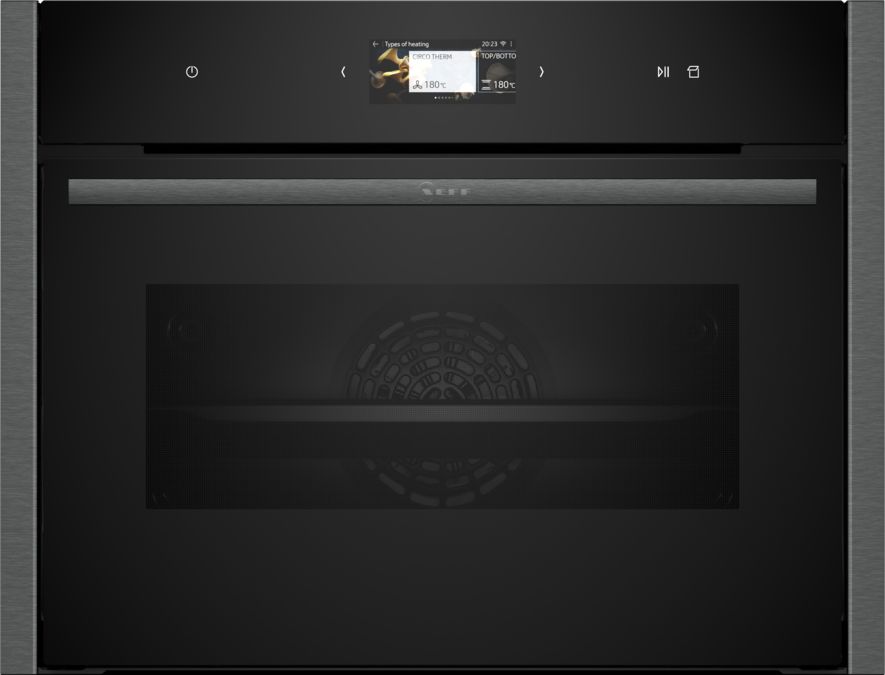 N 90 Built-in compact oven with steam function 60 x 45 cm Graphite-Grey C24FS31G0B C24FS31G0B-1