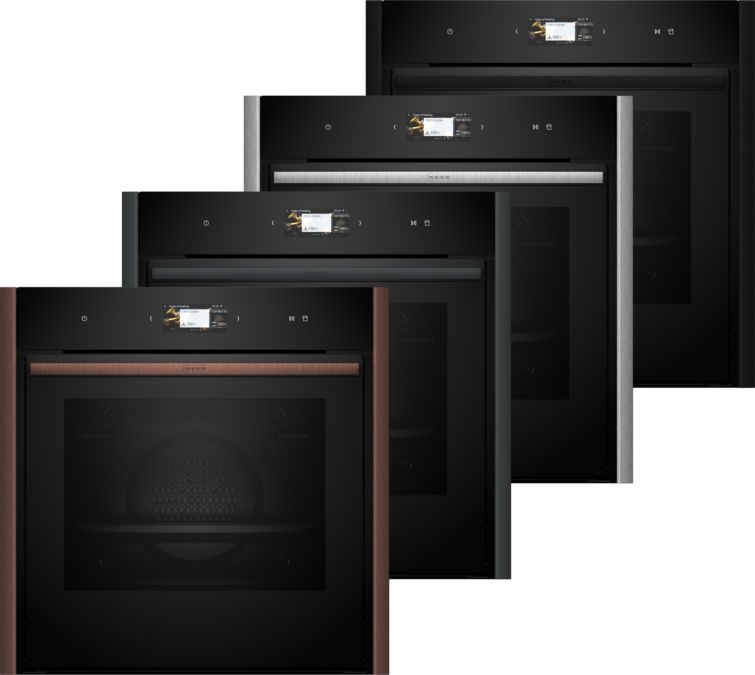 N 90 Built-in oven with added steam function 60 x 60 cm Flex Design B69VS7MY0A B69VS7MY0A-1