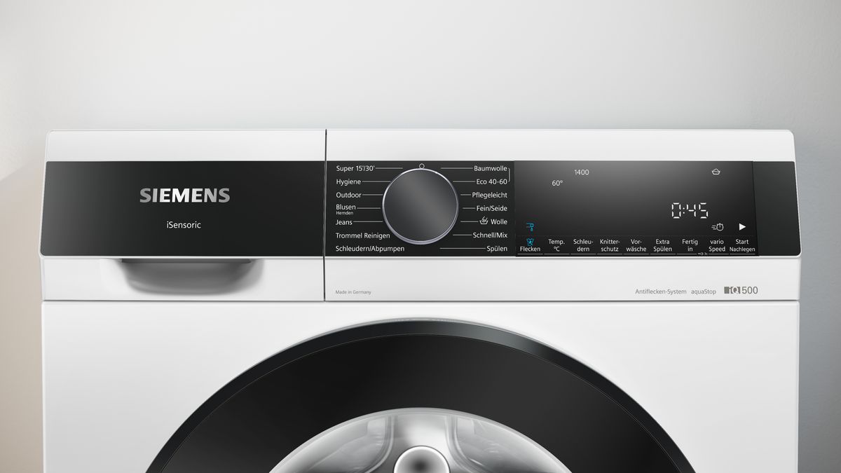 WG44G21ECO Waschmaschine, Frontlader | Hausgeräte Siemens AT