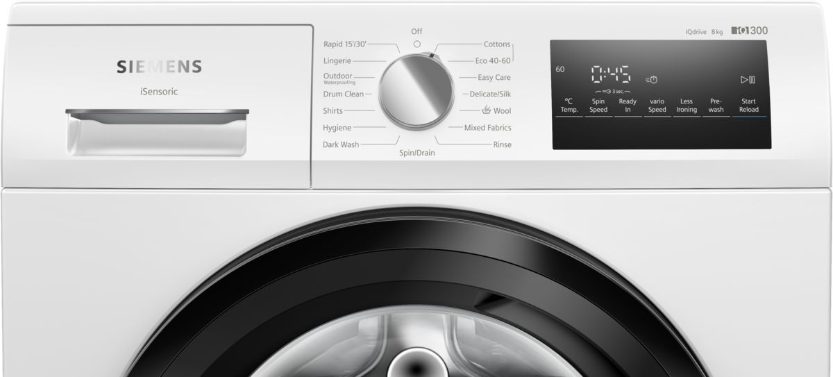 WM14NK08GB Washing machine, front loader Siemens Home Appliances GB