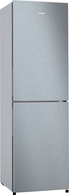 iQ100 free-standing fridge-freezer with freezer at bottom 182.4 x 55 cm Inox-look KG27NNLEAG KG27NNLEAG-1