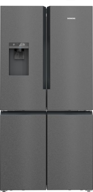iQ500 French Door koel-vriescombinatie, 4 deuren 183 x 90.5 cm BlackSteel KF96DAXEA KF96DAXEA-1