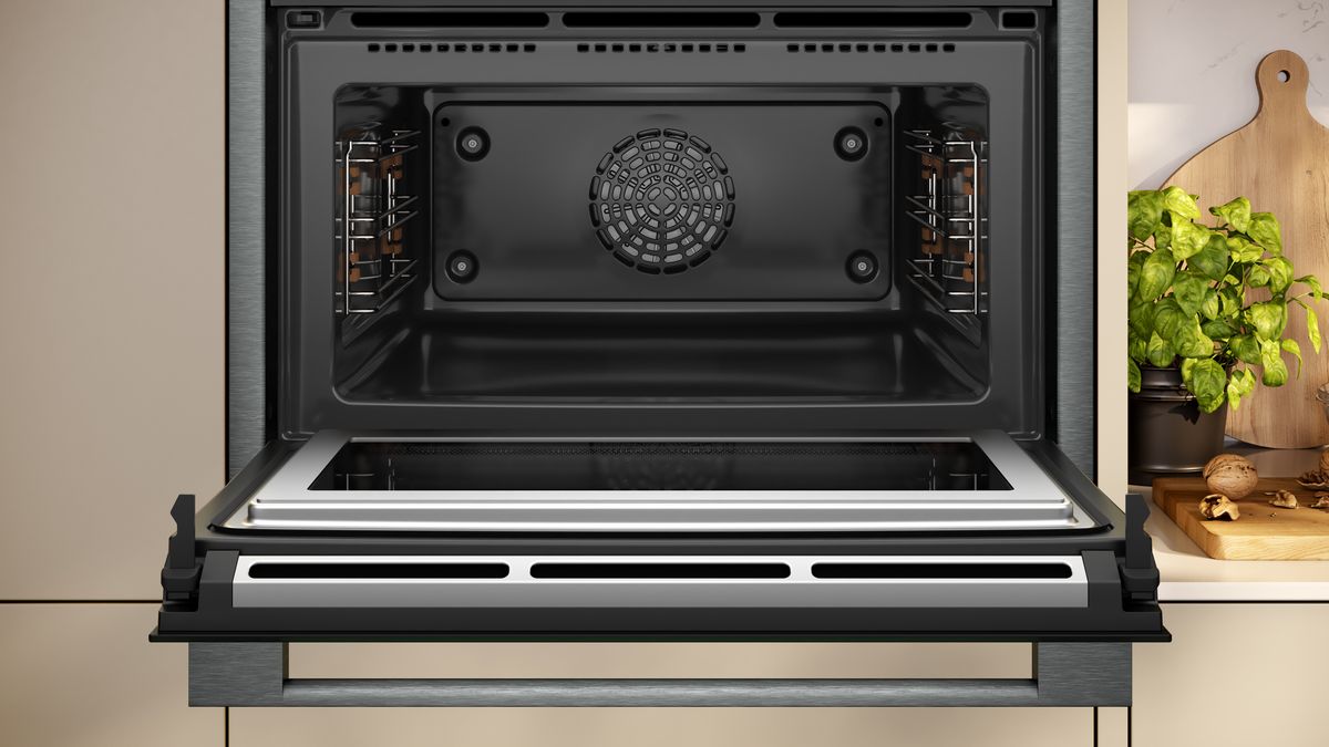 N 90 Built-in compact oven with microwave function 60 x 45 cm Graphite-Grey C24MS71G0B C24MS71G0B-3