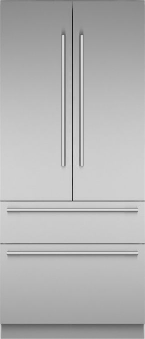 Freedom® Réfrigérateur combiné intégrable à portes françaises avec congélateur en bas 36'' Masterpiece® Inox T36BT110NS T36BT110NS-1