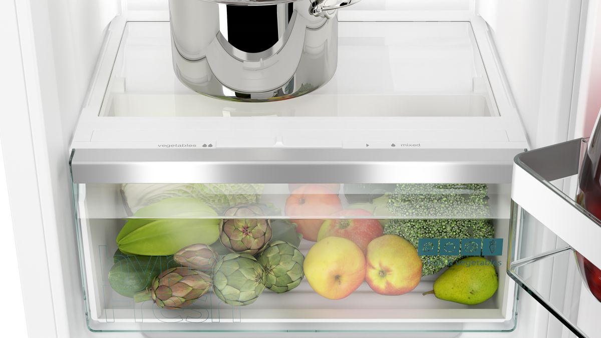 iQ500 Einbau-Kühlschrank mit Gefrierfach 122.5 x 56 cm Flachscharnier mit Softeinzug KI42LADD1 KI42LADD1-5