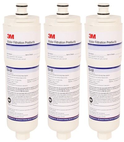 Vorteilspack: Wasserfilter CS-52 für Side-by-Side Kühl-Gefrier-Kombinationen 00576336 00576336-1