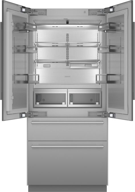 Freedom® Built-in French Door Bottom Freezer 36'' Masterpiece® Stainless Steel T36BT110NS T36BT110NS-3