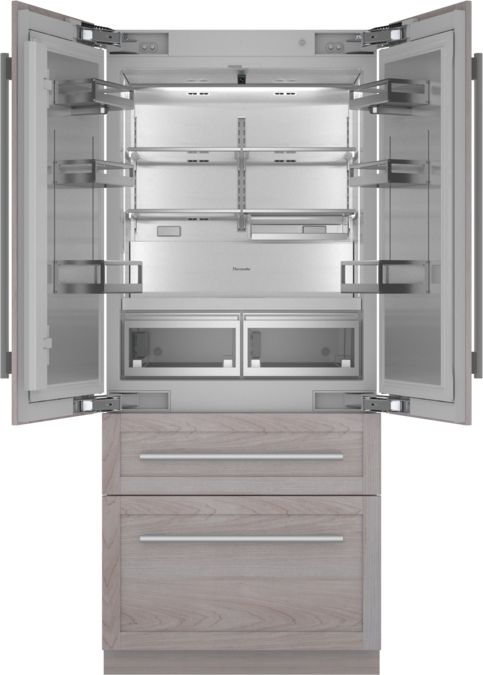 Freedom® Built-in French Door Bottom Freezer 36'' Panel Ready T36IT100NP T36IT100NP-3