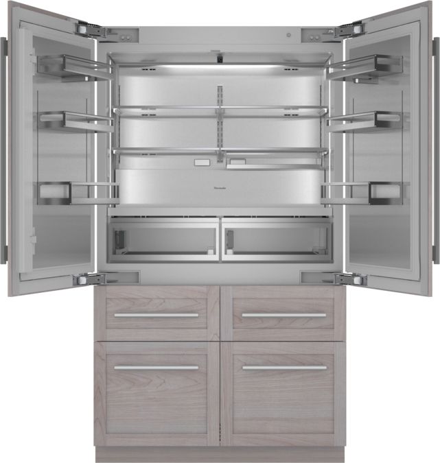 Freedom® Réfrigérateur combiné intégrable à portes françaises avec congélateur en bas Panel Ready T48IT100NP T48IT100NP-3
