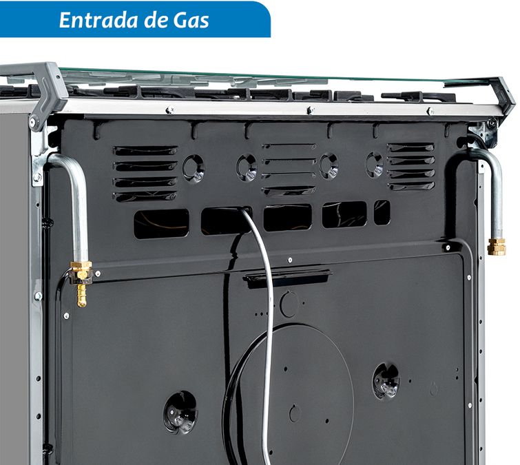 Cocina de gas de libre instalación CX751 XPLUS Acero inoxidable FG126I47SC FG126I47SC-12