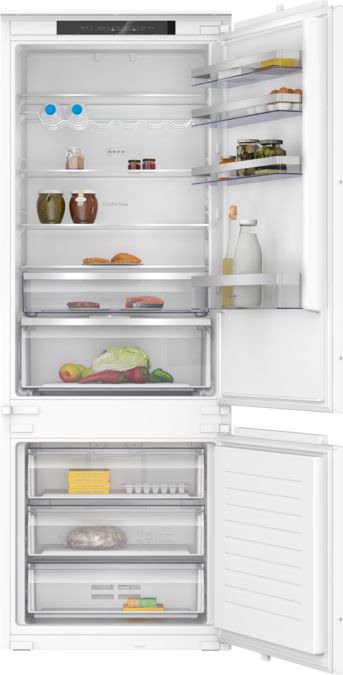 N 50 Built-in fridge-freezer with freezer at bottom 193.5 x 69.1 cm sliding hinge KB7962SE0 KB7962SE0-1