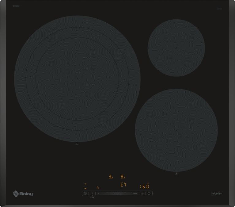 Placa de inducción 60 cm Negro, sin marco inoxidable 3EB967LH 3EB967LH-1