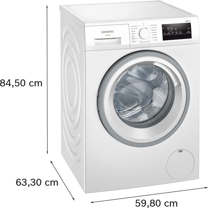 iQ300 Waschmaschine, Frontlader 8 kg 1400 U/min. WM14N127 WM14N127-5