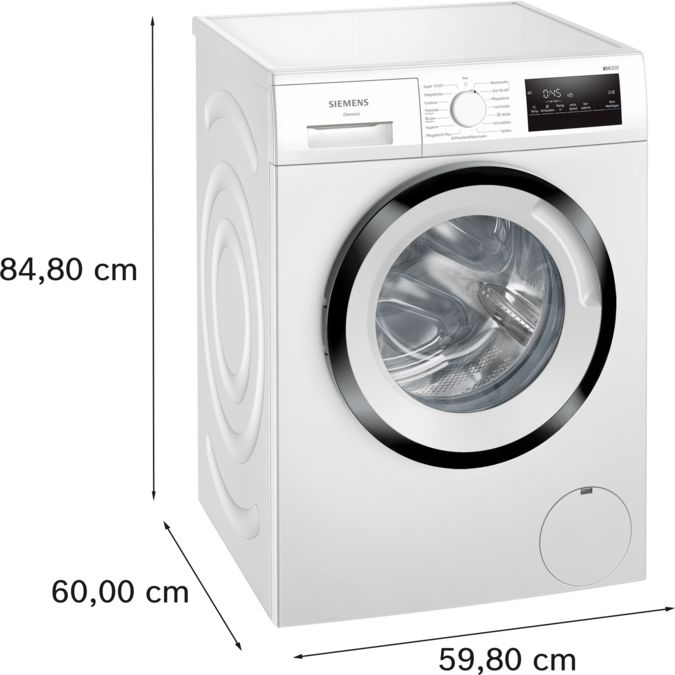 iQ300 Waschmaschine, Frontlader 7 kg 1400 U/min. WM14N123 WM14N123-5
