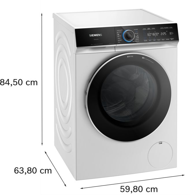 iQ700 Tvättmaskin, frontmatad 10 kg 1600 v/min WG56B2ALDN WG56B2ALDN-5