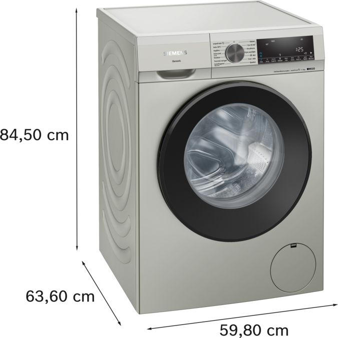 iQ500 Wasmachine, voorlader 9 kg , Zilver inox WG44G2FXNL WG44G2FXNL-6