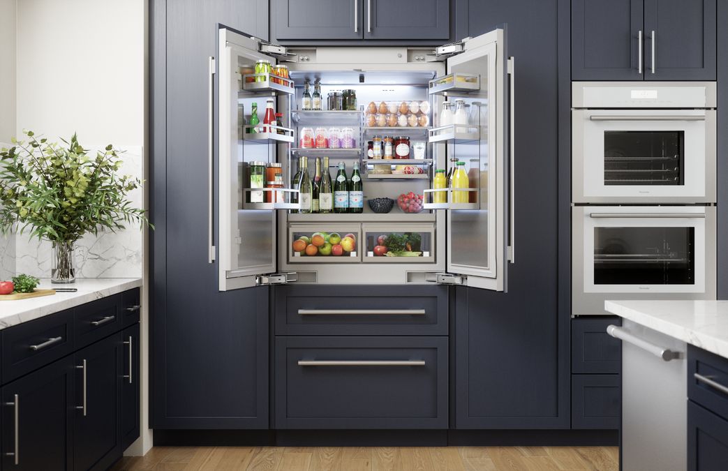 Freedom® Réfrigérateur combiné intégrable à portes françaises avec congélateur en bas 36'' Panel Ready T36IT100NP T36IT100NP-19